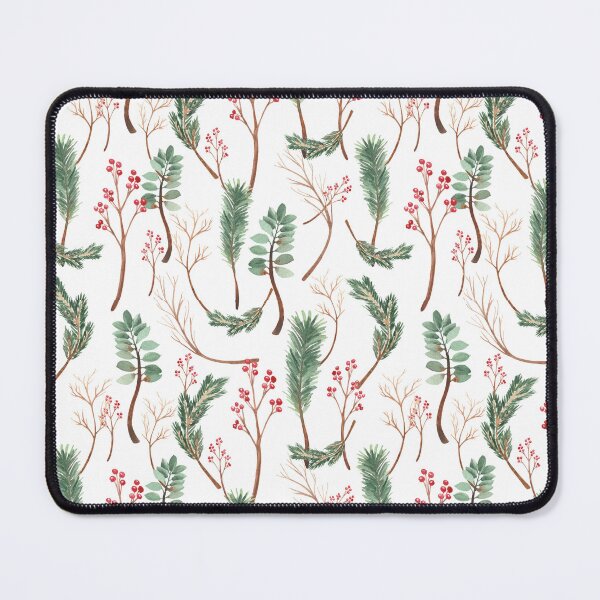 Item preview, Christmas floral pattern designed and sold by reka88.