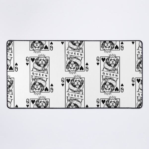 Item preview, Havanese Queen Of Hearts Funny Dog Playing Card Pop Art designed and sold by GrandeDuc.