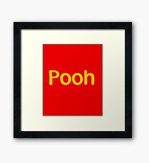 Pooh Framed Print