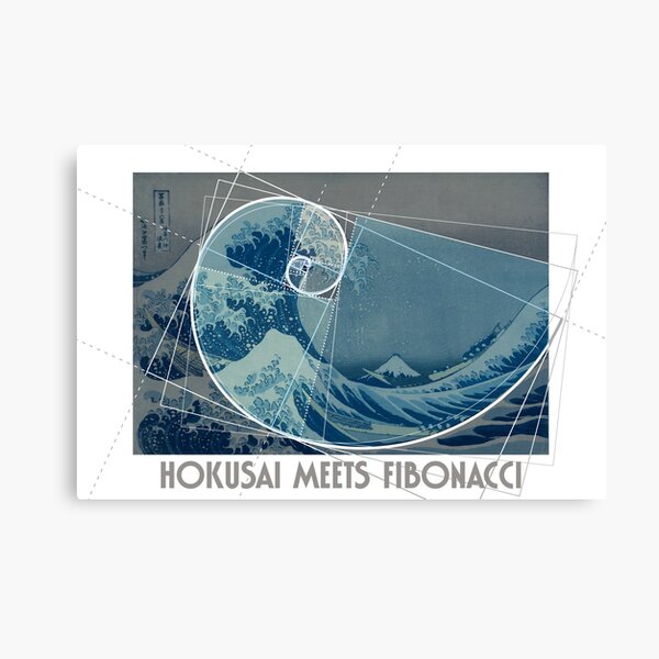 Item preview, Hokusai Meets Fibonacci, Golden Ratio #2 designed and sold by SymbolGrafix.