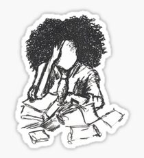 Stressed Sticker
