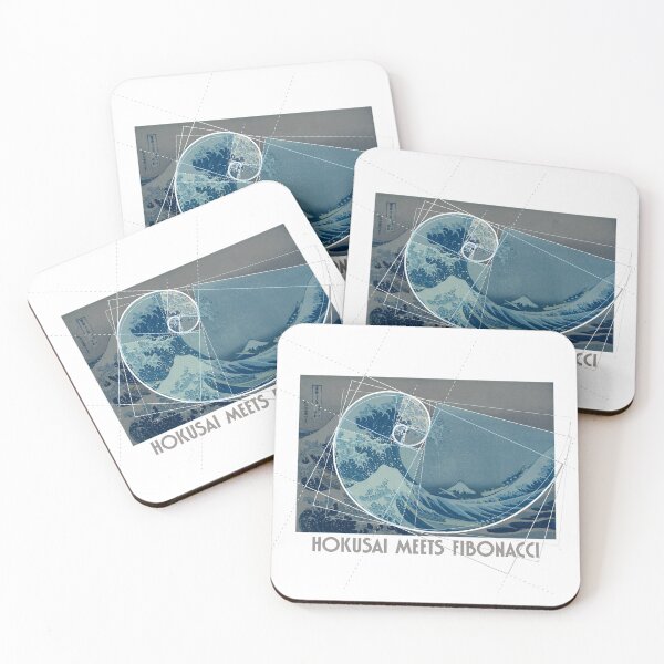 Item preview, Hokusai Meets Fibonacci, Golden Ratio #2 designed and sold by SymbolGrafix.