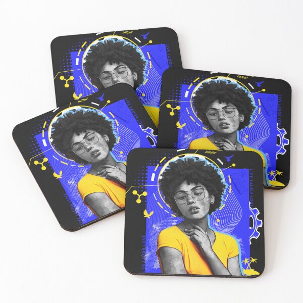 Item preview, Creative abstract black woman design designed and sold by Feez Designs.