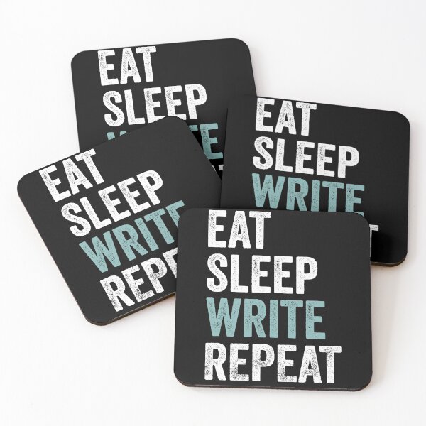 Item preview, Eat Sleep Write Repeat Writer designed and sold by PandaPope.