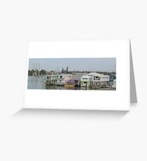 Key West Houseboats Greeting Card