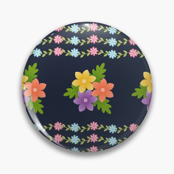 Item preview, Colorful Flowers  Pattern designed and sold by Sweta Dey.