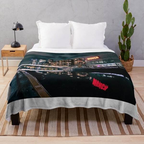Item preview, Munch museum at night designed and sold by TimConstable.