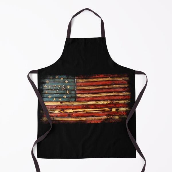 Item preview, Wooden 1776 American Flag Distressed designed and sold by BlackGrain.