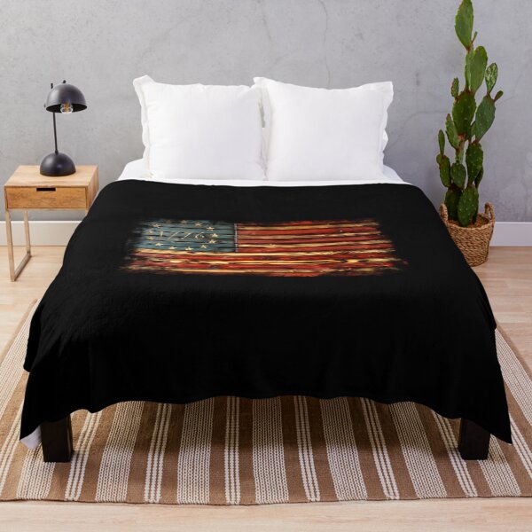 Item preview, Wooden 1776 American Flag Distressed designed and sold by BlackGrain.