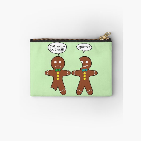 Item preview, My Leg Hurts Gingerbread Cookie in French designed and sold by ironydesigns.