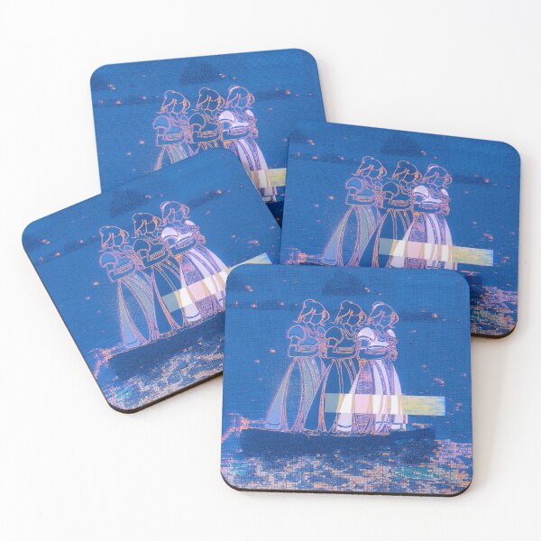 Item preview, Boote in der Nacht designed and sold by Norino-Art.