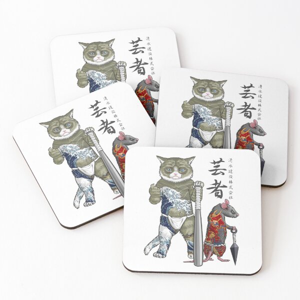 Item preview, Yakuza cat and mouse designed and sold by albertocubatas.