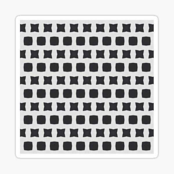 Retro Abstract Multi Color Pattern Sticker