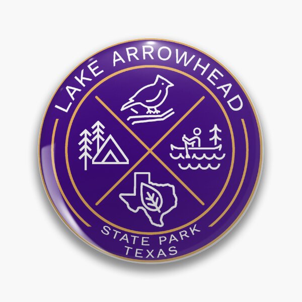 Item preview, Lake Arrowhead State Park Texas Heraldic Logo designed and sold by VanyaKar.