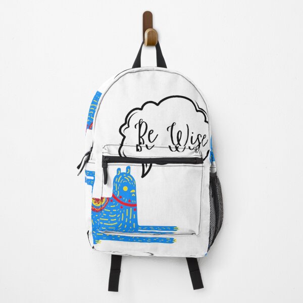 Item preview, Be Wise, Listen to the Blue Llama of Joyous Wisdom designed and sold by SnarkyTeesMugs.