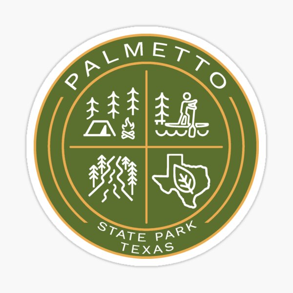 Item preview, Palmetto State Park Texas Heraldic Logo designed and sold by VanyaKar.