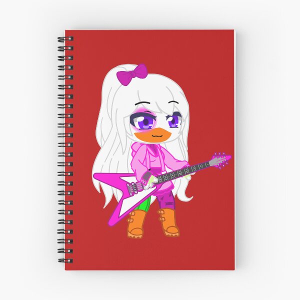 Item preview, Muñeca Chibi con guitarra de rock - Chica chibi gacha Anime - Muñecas Gacha - Chicas Gacha Club designed and sold by gachanime.