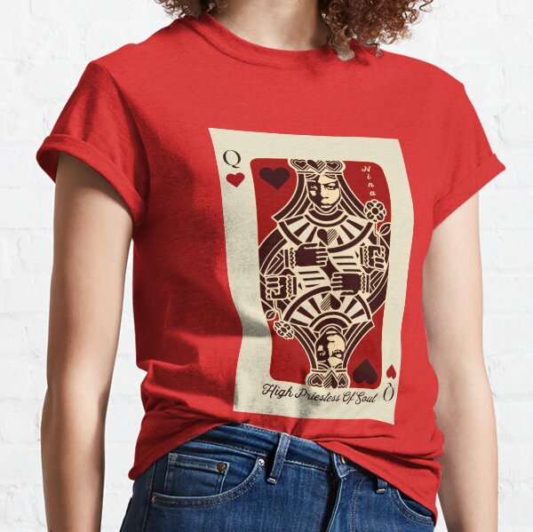 Nina Simone Queen of Hearts Card Classic T-Shirt