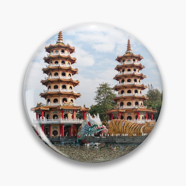 Item preview, Dragon and Tiger Pagodas~ designed and sold by Amaris Woo.