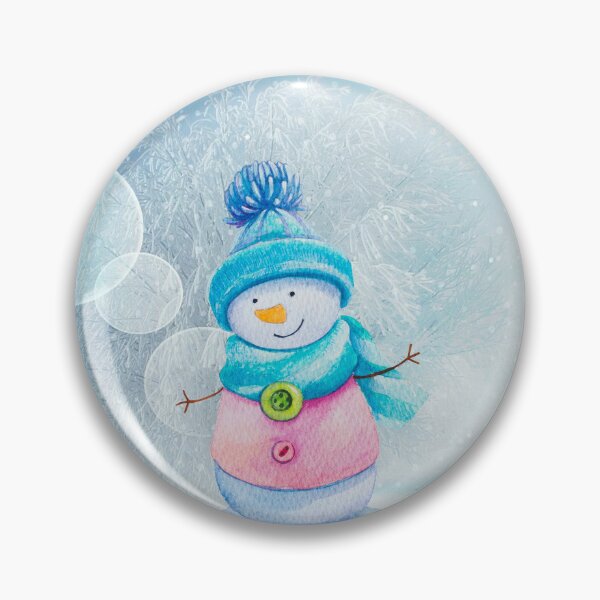 Item preview, Watercolor Snowman designed and sold by GoDesign1.