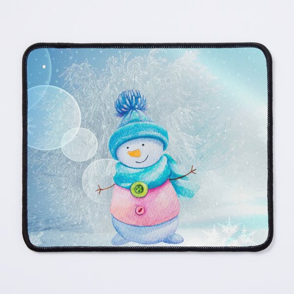 Item preview, Watercolor Snowman designed and sold by GoDesign1.