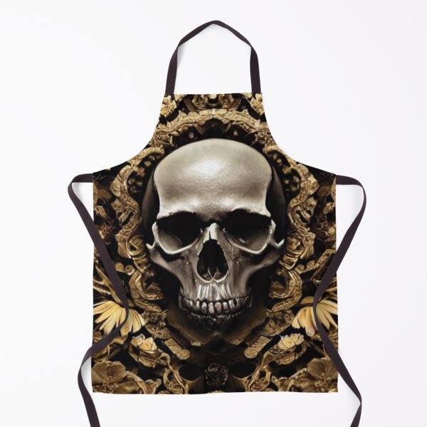 Item preview, Victorian Ghotic Floral Skull, skull with floral, red roses designed and sold by ValleyDream.