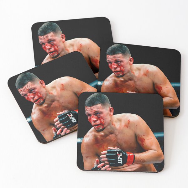 Item preview, Nate Diaz Fighting Nate Diaz Bloody Nate Diaz designed and sold by ufcnatediaz.
