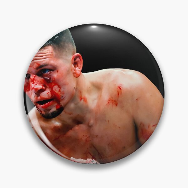 Item preview, Nate Diaz Fighting Nate Diaz Bloody Nate Diaz designed and sold by ufcnatediaz.