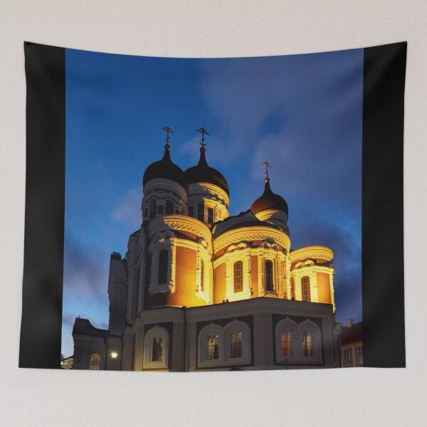 Item preview, Alexander Nevsky Cathedral by night designed and sold by Jouko Lehto Photography.