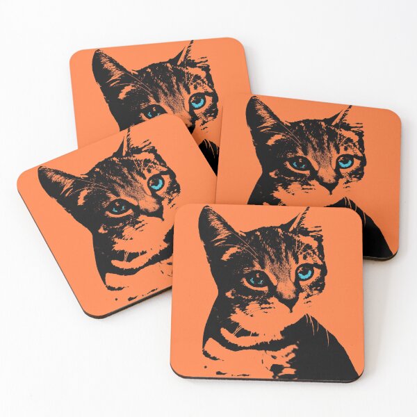 Item preview, Tabby Cat in Orange Design - Pet Pop Art - Animal Pop Art designed and sold by StudioFlea.