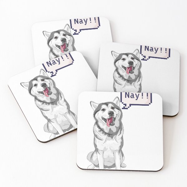 Item preview, Husky says nay - Dog Funny Yay Or Nay designed and sold by Zeeprint ★★★★★.