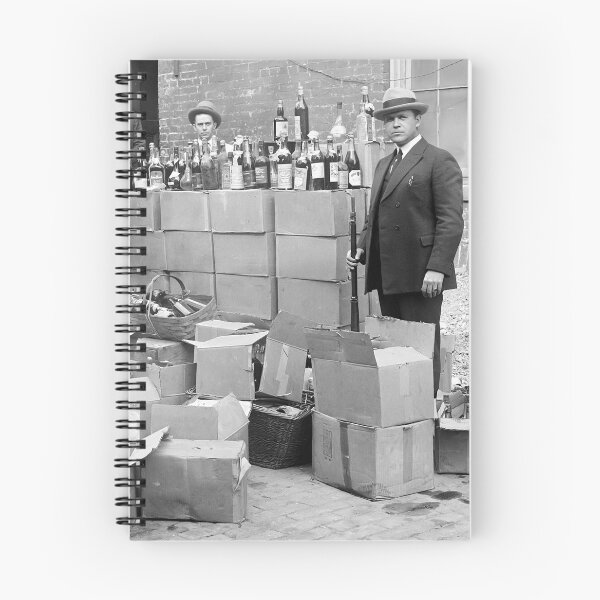 Item preview, Prohibition Agents Confiscate Bootleg Liquor 1922 designed and sold by Daniel Hagerman.