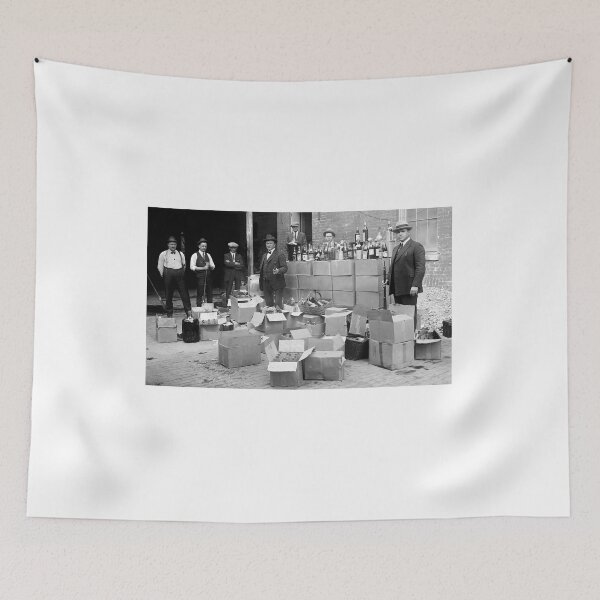 Item preview, Prohibition Agents Confiscate Bootleg Liquor 1922 designed and sold by Daniel Hagerman.
