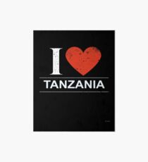 I Love Tanzania Gift For Tanzanian TANZANIA T-Shirt Sweater Hoodie Iphone Samsung Phone Case Coffee Mug Tablet Case Art Board