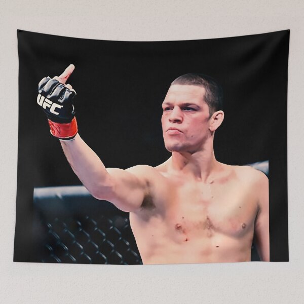 Item preview, Nate Diaz Flip Off Finger Nate Diaz Bloody Nate Diaz designed and sold by ufcnatediaz.