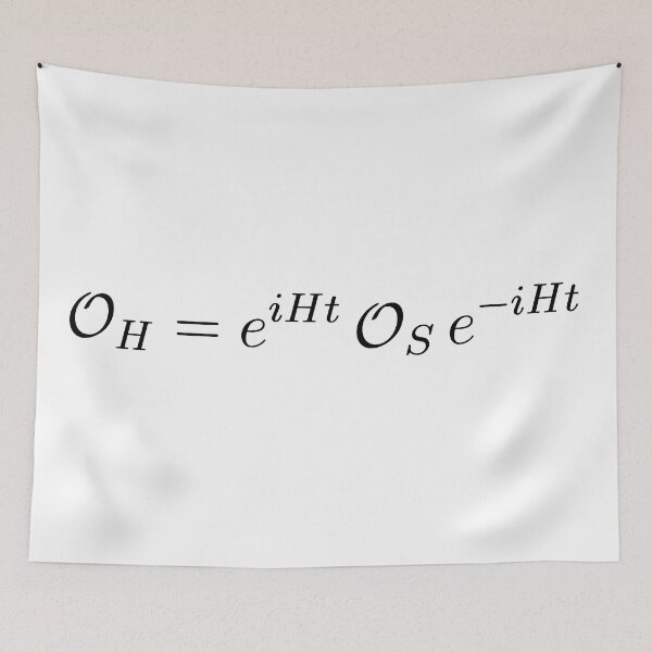 Item preview, Heisenberg and Schrodinger picture, quantum mechanics and physics designed and sold by NoetherSym.