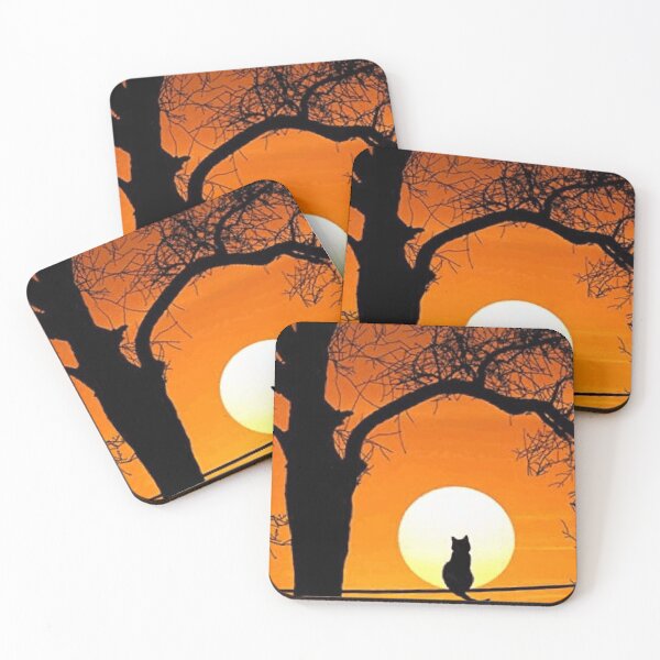 Item preview,  Cat Looking At Sunset designed and sold by Achraf  ⭐⭐⭐⭐⭐.