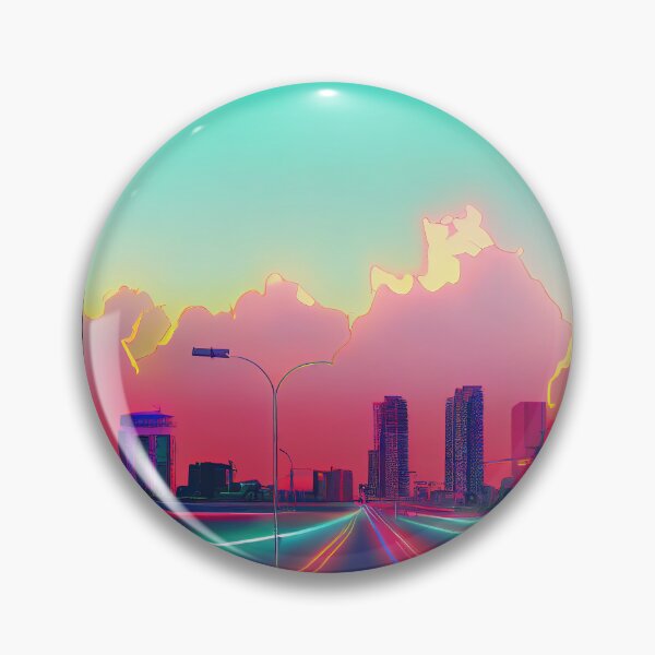 Item preview, Long Beach Neon Vaporwave  designed and sold by ComicsFactory.