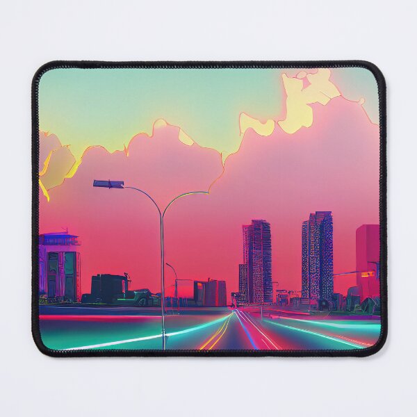 Item preview, Long Beach Neon Vaporwave designed and sold by ComicsFactory.