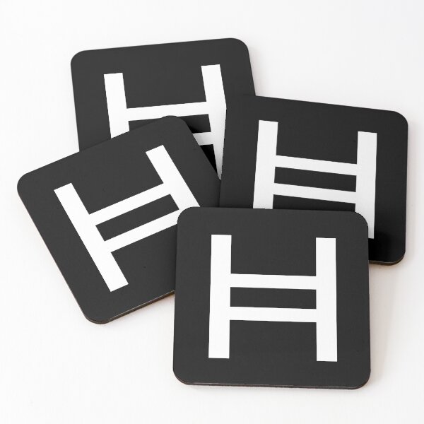 Item preview, Hedera HBAR Crypto Altcoin - Clean White Outline Logo Variant #1 designed and sold by CryptoMoods.