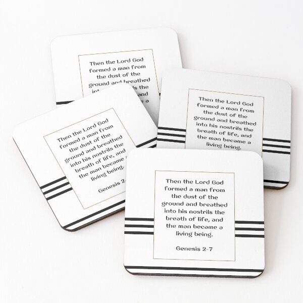 Item preview, Bible Verse Genesis 2-7 designed and sold by bible-prints.