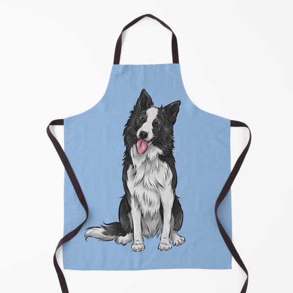 Item preview, Cute Black and White Border Collie Dog designed and sold by shirinsart.