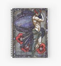 Morpheus in poppies Spiral Notebook