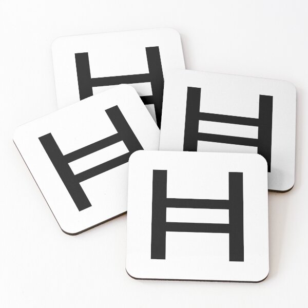 Item preview, Hedera HBAR Crypto Altcoin - Clean Black Outline Logo Variant #1 designed and sold by CryptoMoods.