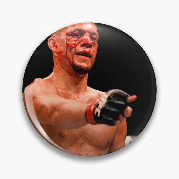 Item preview, Nate Diaz UFC pointing Nate Diaz Bloody Nate Diaz designed and sold by ufcnatediaz.