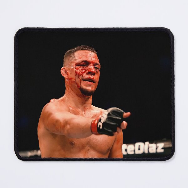 Item preview, Nate Diaz UFC pointing Nate Diaz Bloody Nate Diaz designed and sold by ufcnatediaz.