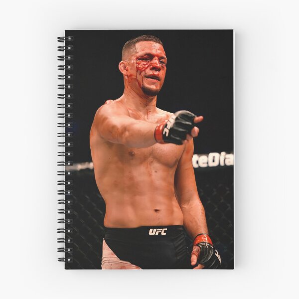 Item preview, Nate Diaz UFC pointing Nate Diaz Bloody Nate Diaz designed and sold by ufcnatediaz.