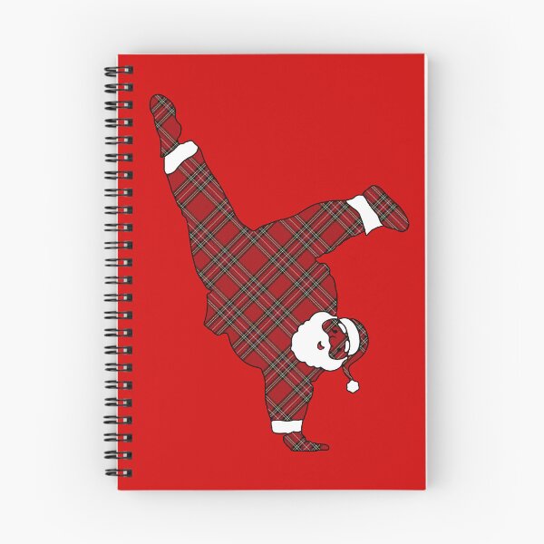 Item preview, Christmas Tartan Breakdancing Santa designed and sold by KoolDsignsDANCE.