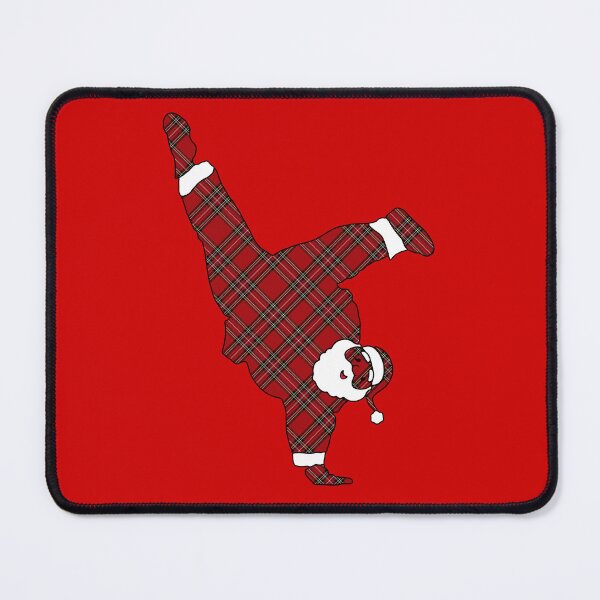Item preview, Christmas Tartan Breakdancing Santa designed and sold by KoolDsignsDANCE.