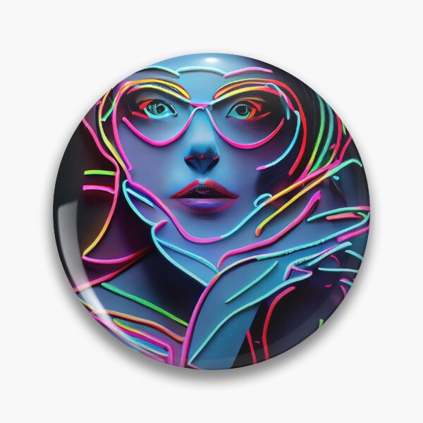 Item preview, Neon lady designed and sold by Rezashirzady.
